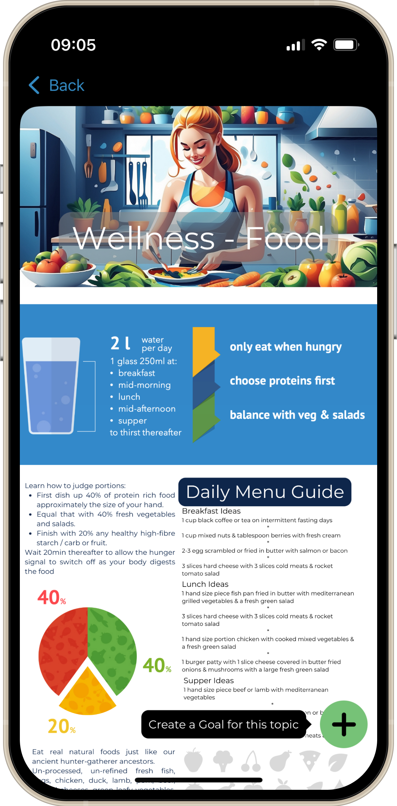 Move and activity screen on iPhone