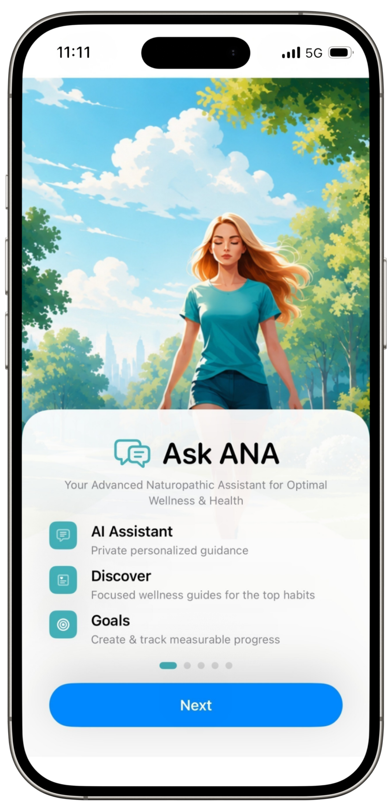 Welcome to start on iPhone
